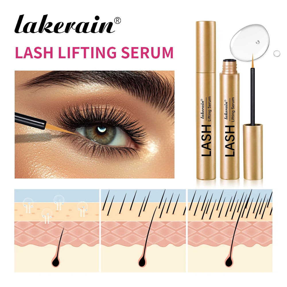 Eyelash Growth Serum Enhancer Eye Lash Fuller Thicker Nourish Lashes Longer Lengthening Lifting Eyelashes Essence Eyelash Makeup