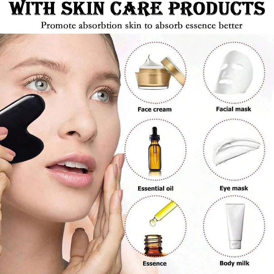 1/2/3pcs Ice Face Roller Facial Skincare Ice Roller Set,Facial Roller GuaSha FaceTool Set,Face Massage Roller Lifting Contouring