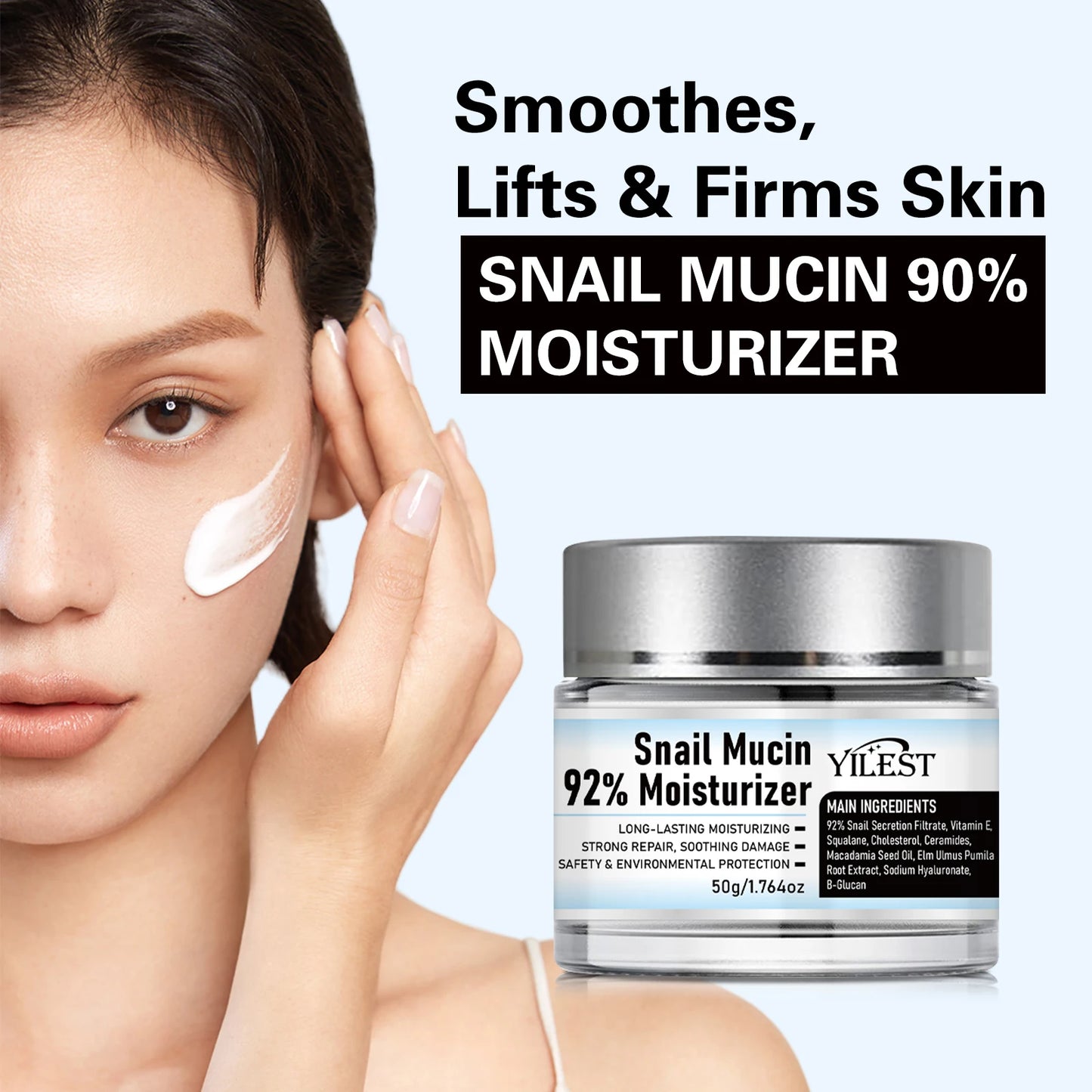 Snail Mucin 92% Moisturizing Advanced Power Essence Fading Lifting Firming Smoothing Nourishin Brightening Strong Repair Care